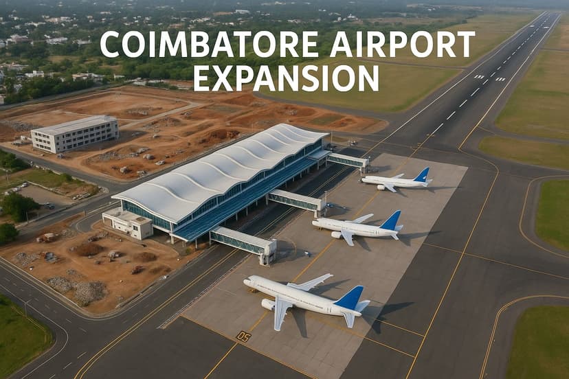 How Coimbatore Airport Expansion Could Transform Kalapatti Land Value