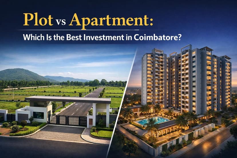 Plot vs Apartment: Which Is the Best Investment in Coimbatore?