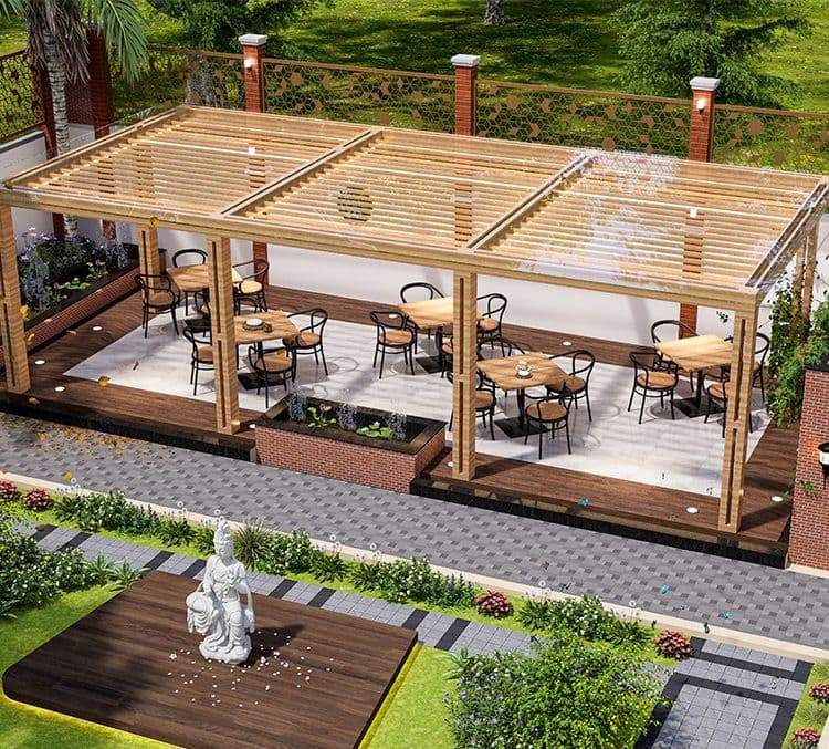 Outdoor Lounge Area