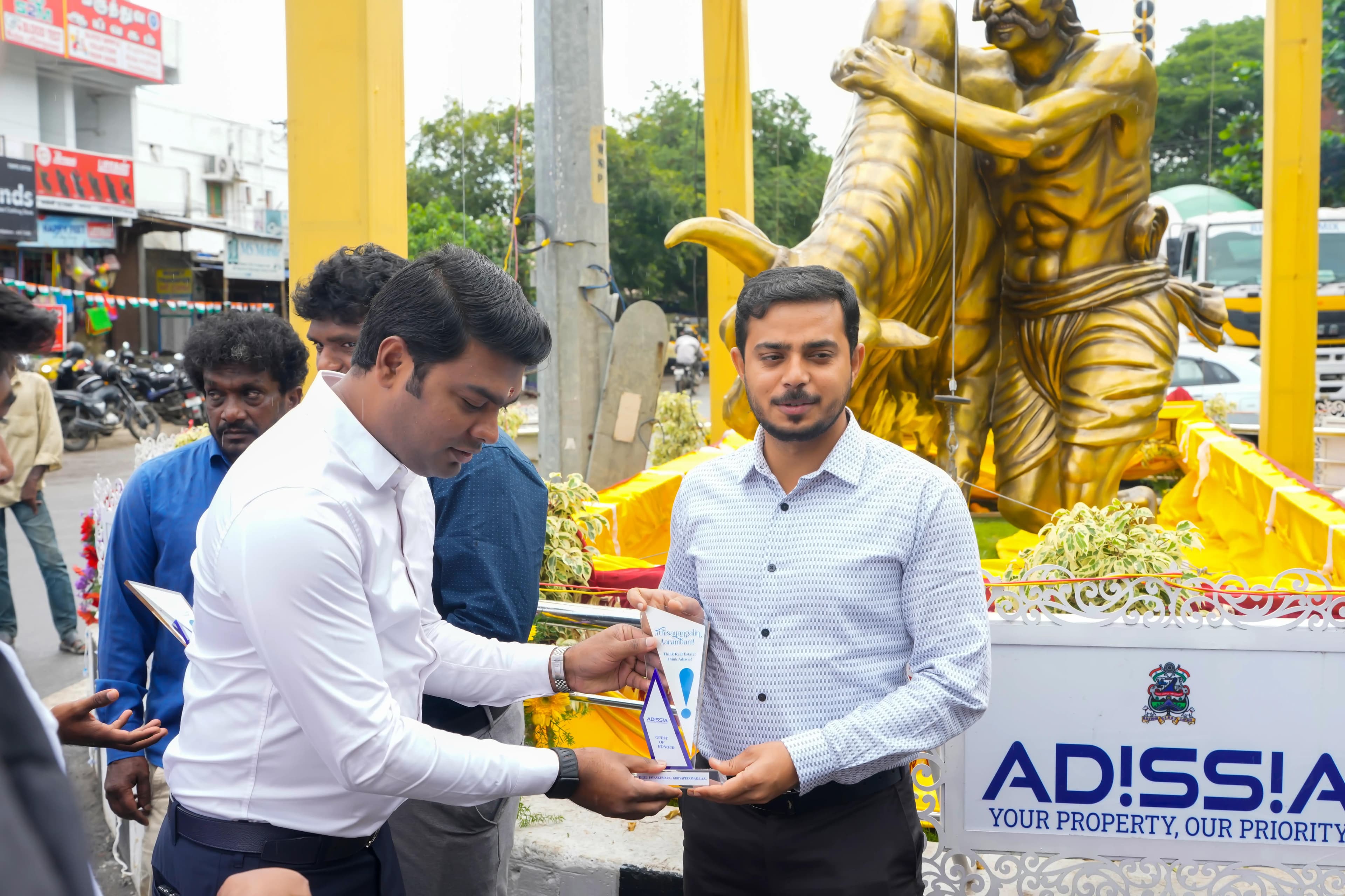 Jallikattu Statue Inauguration