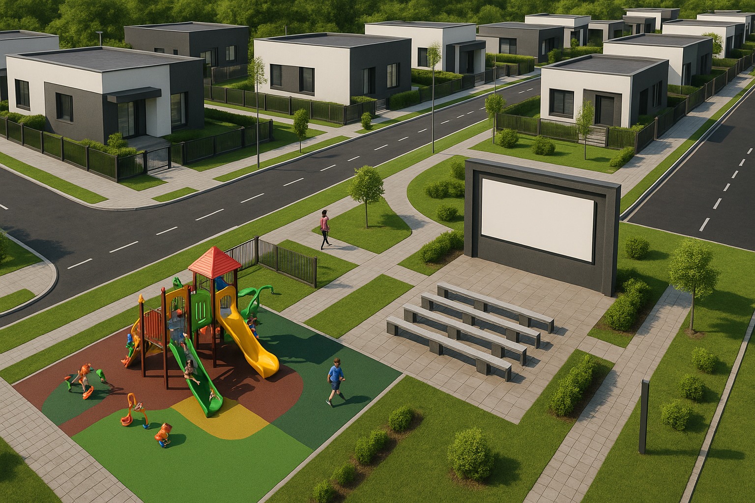 modern gated community plot for sale in saravanampatti